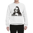 thumbnail image 2 of Knope 2020 Parks and Recreation Pop Unisex Crewneck Graphic Sweatshirt, White, 3XL, 2 of 3
