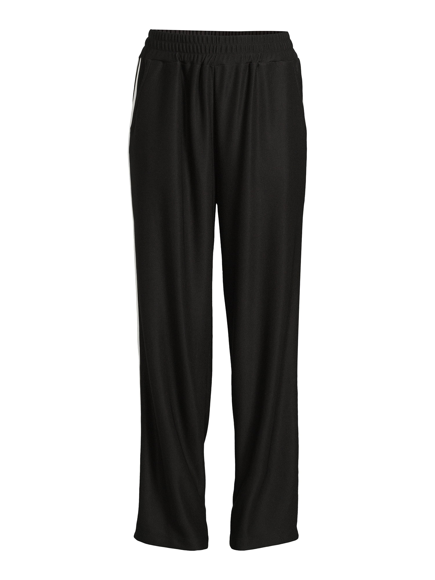 Self Esteem Juniors Knit Track Pants with Side Striping, 30.25" Inseam, Sizes S-XL