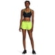 thumbnail image 2 of Shorts Play Up 3.0 para Mujer de Under Armour en Amarillo de Alta Visibilidad XS, 2 of 5