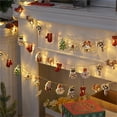 thumbnail image 6 of KDFWDM Christmas Themed LED String Lights for Outdoor/Indoor Christmas Decor - Battery/USB Efficient Holiday Lighting for Creating Warm Festive Atmosphere in Home and Garden Displays, 6 of 8
