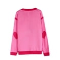 thumbnail image 6 of WJHWSX Womens Sweaters,Fall Sweaters for Women,Crew NeCk,Soft,Solid,Ployester,Pink,S, 6 of 6