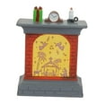 thumbnail image 4 of Figura de chimenea navideña Macarena Chimenea luminosa navideña con accesorios fotográficos, 4 of 8