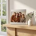 thumbnail image 3 of Unique Bargains Metal Picture Frame Premium Memorial Photo Frame Horizontal Silver 5" x 7", 3 of 8