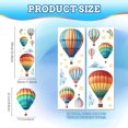thumbnail image 2 of Pegatinas estáticas para ventana, 11.8" x 35.4", 2 hojas con 24 globos aerostáticos y cielo, decorativas, removibles, para decoración del hogar y la oficina., 2 of 9
