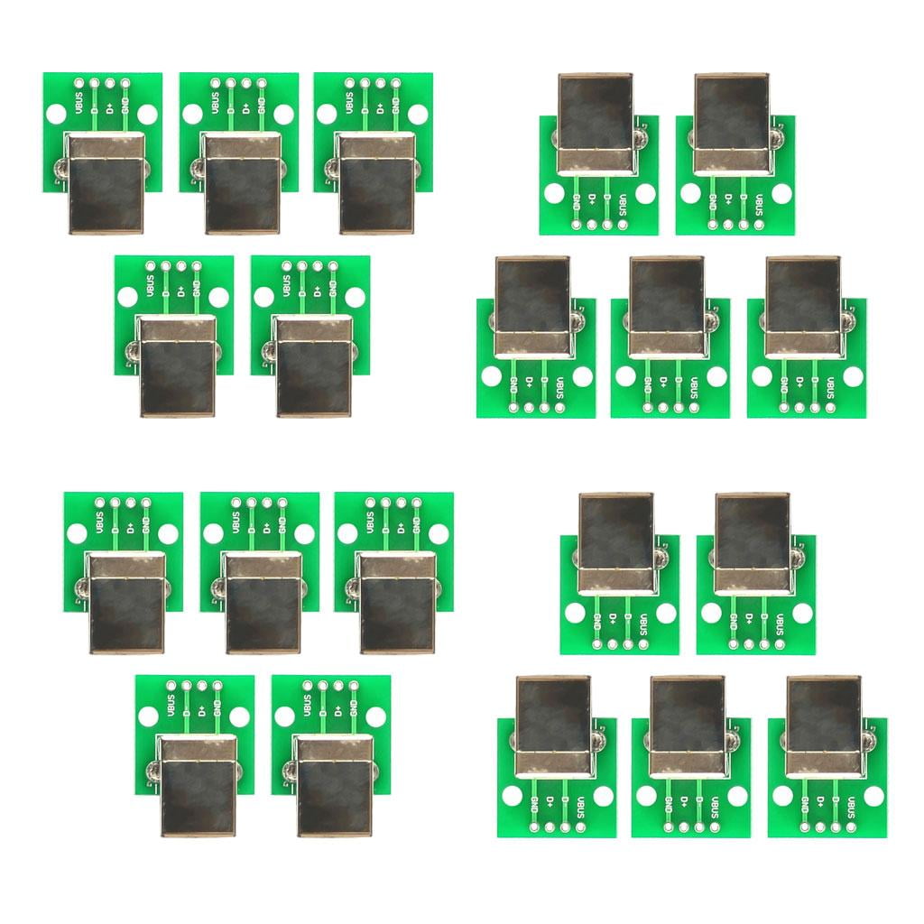 20 Piezas Adaptador DIP USB tipo B Sharpla Conector hembra | Bodega ...