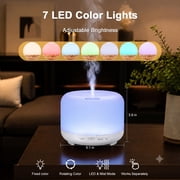 Fimilo 500ml Essential Oil Diffuser with 6*10ml Essential Oils Set, Flower Aromatherapy Diffusers with Remote Control, Oil Air Humidifier Vaporizer for Large Room Bedroom Office