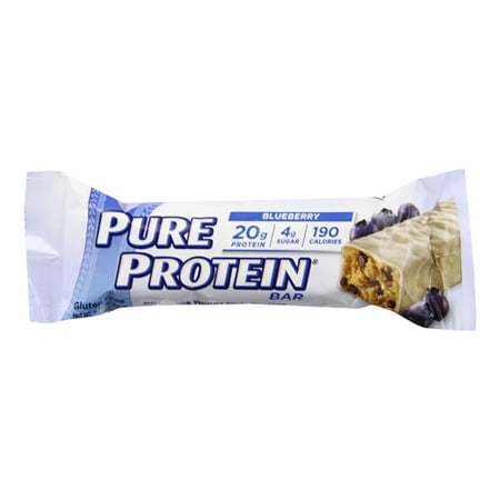 Pure Protein Blueberry Greek Yogurt Style Coating Bars 6 - 1.76 oz Bars