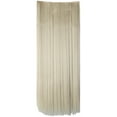 thumbnail image 4 of SAYFUT Trendy 30"Long Straight 3/4 Full Head Clip in Synthetic Hair Extensions One Piece 5 Clips 130g Bleach Blonde, 4 of 7