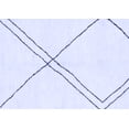 thumbnail image 1 of Ahgly Company Machine Washable Indoor Rectangle Solid Blue Modern Area Rugs, 4' x 6', 1 of 4