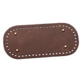 thumbnail image 4 of Bolso de Ganchillo de Cuero PU, Monedero con Fondo de Uñas, Fabricación de Bolsos con Agujeros, Almohadilla para Tejer, Bolso de Hombro, Accesorios, M 10cmx22cm Hugo parte inferior del bolso de ganchillo, 4 of 7
