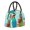 Black, variant on Horeoi African Women Pattern Large Insulated Lunch Bag for Work, School, Picnic - Waterproof, Durable Oxford Cloth, Comfortable Handle-Black