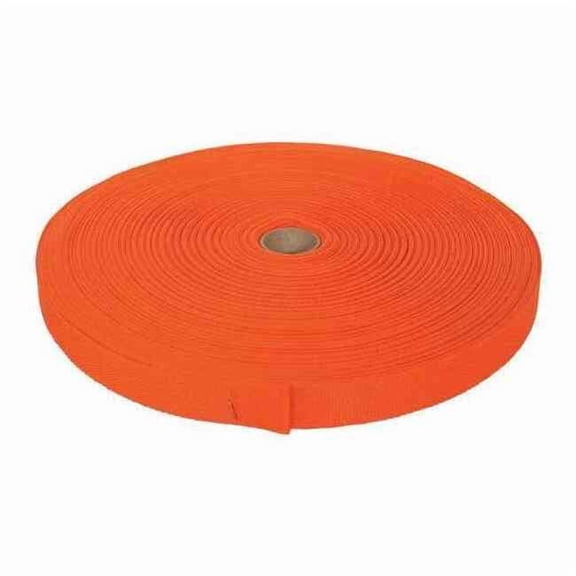 Bulk-Strap Webbing,Polypropylene,3/4" W,Orange P34300OR