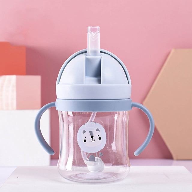 Vaso con pajita con peso para bebés, 250 ml Vaso con pajita con peso para bebés Vaso con pajita para bebés Características mejoradas