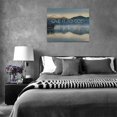 thumbnail image 5 of Give It To God And Go To Sleep Sign Wall Art Lake Mountain Pictures Wall Decor Christian Canvas Prints Posters Framed Artwork Paintings Home Decorations for Kitchen Living Room Bedroom 16"x12", 5 of 6