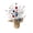 Multicolor-3B Home Decor, variant on karymi 19.6in Independence Day Themed Artificial Decorative Tree Red White Blue Star Decorative Tree for Holiday Arrangements Patriotic Flower Themed Floral Decor Home Decor
