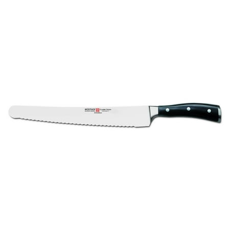 Wusthof Classic Ikon 10-Inch Super Slicer, Black (Best Price On Wusthof Classic Knives)