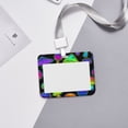 thumbnail image 6 of Zufioo Bright Mushrooms Print Work Badge Protective Case, Waterproof Lanyard, Badge Transparent Clip, Suitable for Induction Card Badge Swipe Credit Card, 6 of 7