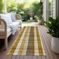 thumbnail image 6 of Addison Rugs Chantille Indoor/Outdoor Transitional Plaid Wheat Washable Runner Rug, 2'3" x 7'6", 6 of 6