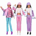 thumbnail image 1 of JM Disfraz de moda de Barbie, 3 piezas, 3 accesorios para muñecas, p. JM, 1 of 5