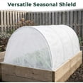 thumbnail image 4 of Gardzen Garden Hoops, DIY Grow Tunnel, Greenhouse Hoops for Raised Beds and Garden Netting 24PCS, 4 of 8