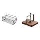 thumbnail image 1 of Elegante organizador de servilletas de madera para cocina, oficina, mesa de comedor interior y hogar. Incluye dispensador de pañuelos y base resistent, 1 of 8