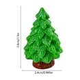 thumbnail image 3 of Mini Glitter Christmas Tree Figurines,Glow in The Dark Christmas Tree Decoration,Xmas Luminous Resin Tree Miniature for Holiday Diy Crafts Garden Micro Landscape Party Home Tabletop Decoration, 3 of 9