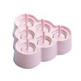 thumbnail image 1 of Molde para hacer cubitos de hielo, moldes de paja, molde de paja de trigo Magnum, bandeja para cubitos de hielo (rosa), 1 of 4