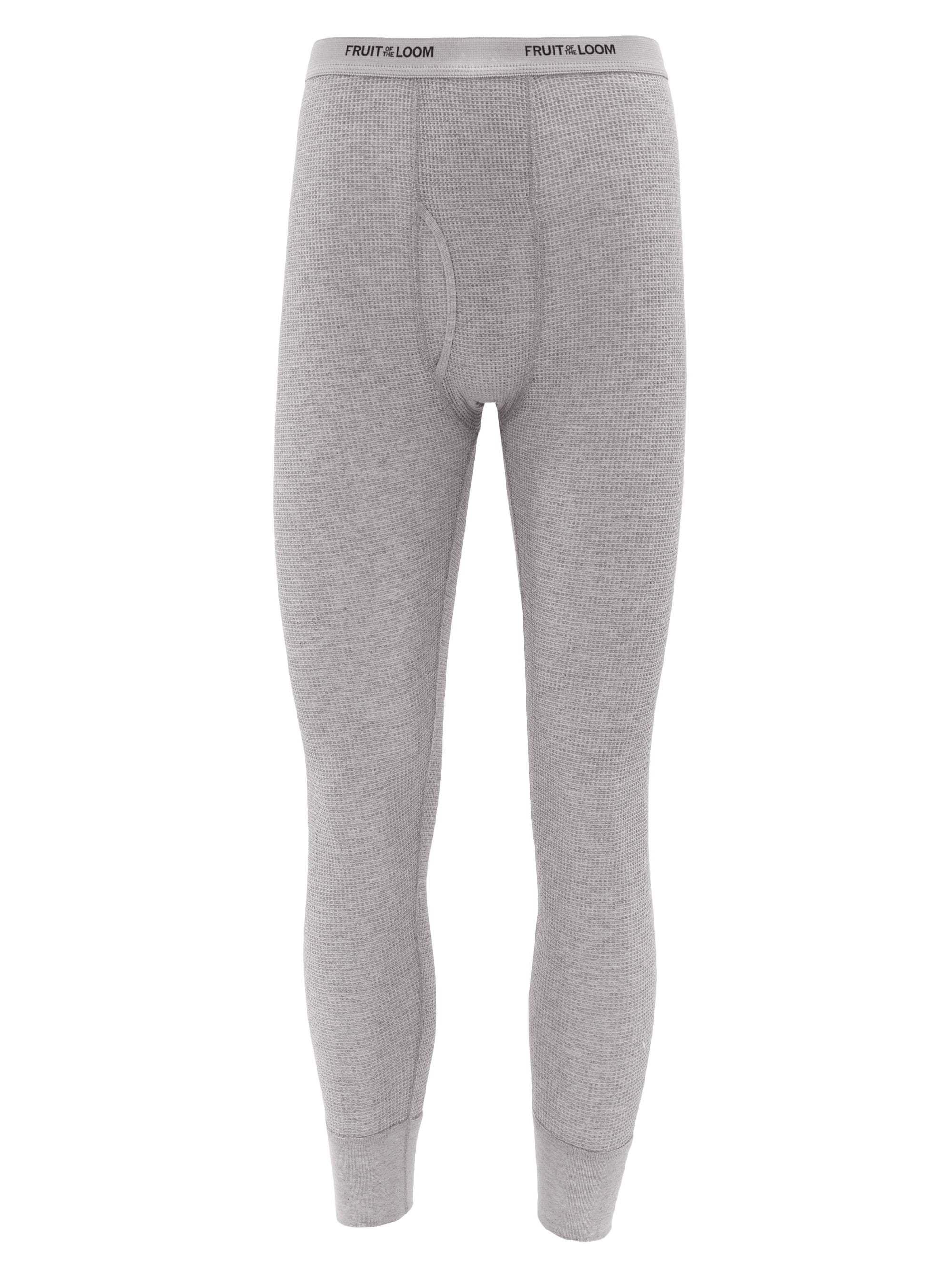 Fruit of the Loom Men's Thermal Waffle Underwear Bottom, Sizes S-5XL