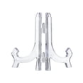 thumbnail image 3 of 4.3" Easel Plate Holder, Plastic Folding Display Stand Clear for Decorative Picture Frame, 4 Pack, 3 of 6