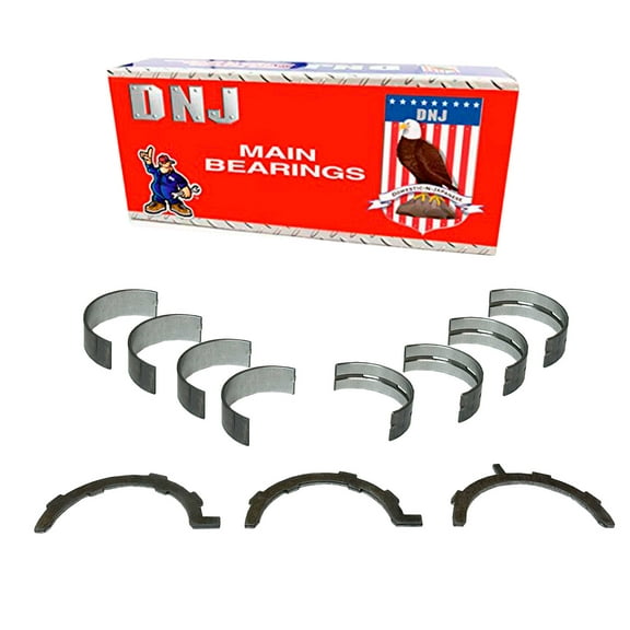 DNJ MB4198W Main Bearing Set Fits Cars & Trucks 07-17 Ford Lincoln Mazda Mercury 3.5L-3.7L DOHC
