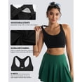 thumbnail image 2 of Top deportivo RUNNING GIRL de alto impacto negro para mujer talla L, 2 of 6
