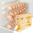 thumbnail image 4 of Fiudx Rejilla para Huevos, Bandeja Deslizante Automática para Huevos, Organizador para Refrigerador Que Ahorra Espacio, Soporte Seguro y Suave para Huevos, Solución de Almacenamiento En La Cocina, Di, 4 of 4