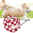 thumbnail image 5 of Lhujing Adjustable Dog Hat Comfortable Dog Hat-Windproof Rope Breathable Pet Visor Hat with Ear Holes Pet Accessories, 5 of 9
