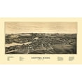 thumbnail image 3 of Norris 18x12 Black Modern Framed Museum Art Print Titled - Sanford Maine - Norris 1889, 3 of 5