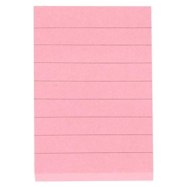 1 Pcs Colored Index Cards,Ruled Index Cards,Lined Flashcards for Studying,Colors Sticky Notes,Lined Colored Note Cards,Note Cards for Office,College,Home Organization,(Pink,2x2.99 in)