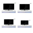thumbnail image 6 of 70" LED Floating TV Cabinet, Wall Mounted Modern TV Stand for 80 Inch TV, Living Room Bedroom Media Furniture Under TV Console, White, 6 of 9