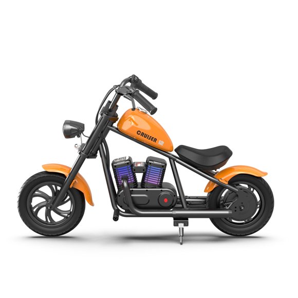 Hyper GoGo Cruiser 12 Plus - Moto pour Enfant en Orange Foncé,24v,160w