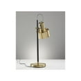 thumbnail image 2 of Adesso Clayton Incandescent/CFL Desk Lamp 22.5" Matte Black/Antique Brass (3586-01), 2 of 4