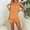 Orange, variant on Sakmal Women Shorts Sets Wide Leg 2 Piece Outfits Brown Stretchy Solid Womens Shorts with Pockets