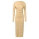 thumbnail image 5 of 2025 Vestido largo ajustado de color liso para mujer: poliéster, cintura imperio, temperamento elegante, lavable a máquina, tallas S-L, contorno de pecho 76-100 cm, 5 of 7
