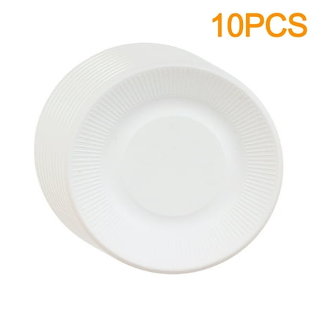 

Jmntiy 18cm Disposable Environmentally Friendly Round Dinner Plate Home Furnishing decoration