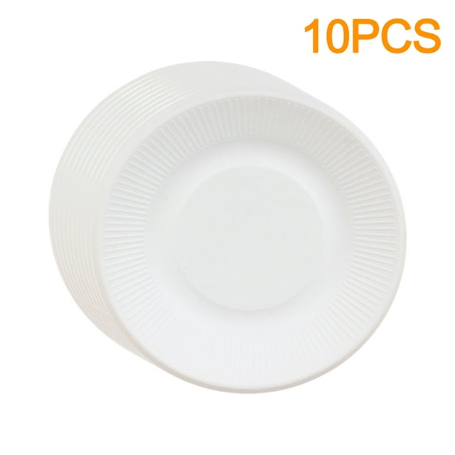 Binmer Rond Jetable Écologique de 18 cm pour Dîner - Ensemble de Vaisselle en Liquidation