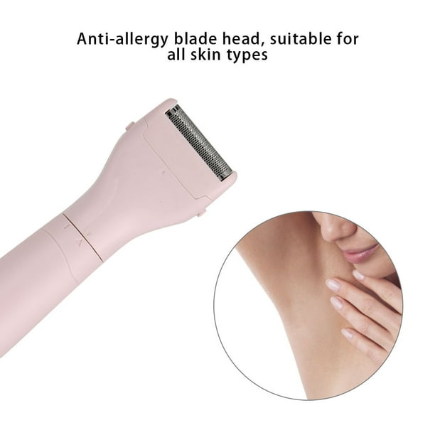 Máquina De Depilación Eléctrica Para Mujeres, Afeitadora De Vello Corporal, 4 En 1, Recargable Por USB, Uso Dual En Seco Y Húmedo Para Axilas, Piernas, Partes Privadas, Color