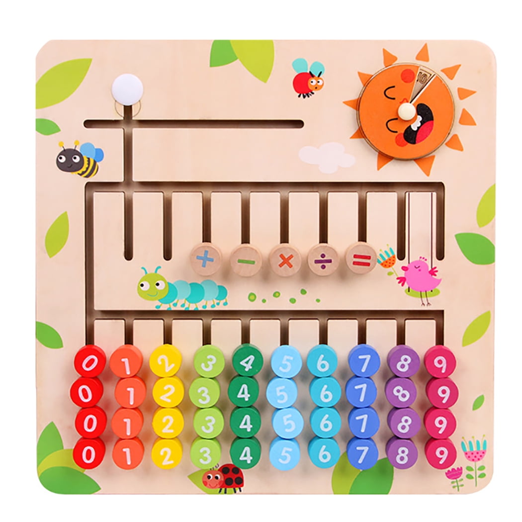 Math Toy Set Creative Fashion Sun Preschool Number Learning Game