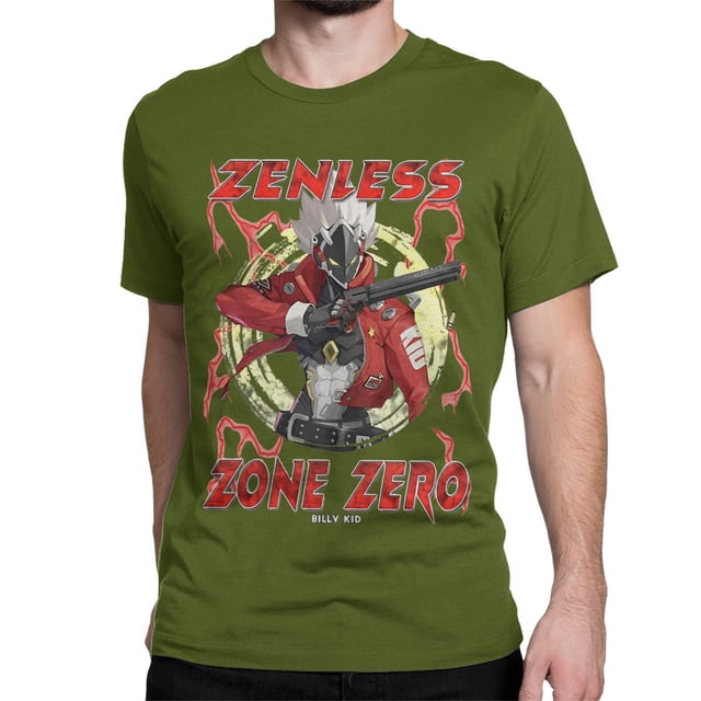 Camisetas vintage Zenless Z Zero Billy para niños, para hombre y mujer, de algodón, con cuello redondo, de manga corta, para fiestas
