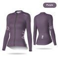 thumbnail image 1 of INBIKE Maillot à Manches Longues pour Femmes Maillot de Cyclisme MTB Printemps Automne Vêtements de Vélo Hauts Ajustés pour Vélo de Route, 1 of 5