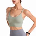 thumbnail image 3 of Sujetador deportivo Yoga Running Cross Beauty Back Sin anillo de acero Ropa interior a prueba de golpes para mujeres, 3 of 6