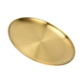thumbnail image 3 of Stainless Steel Round Tray, Lightweight Barbecue Thickened Round Plate   for Dining for Kitchen, 3 of 7