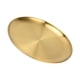 thumbnail image 2 of Plato Redondo Grueso Dorado ANGGREK Bandeja Redonda De Acero Inoxidable 23 Cm Duradera, 2 of 8