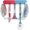 Red Or Blue Randomly, Set of 6, variant on Scrub Brush Set of 3pcs - Cleaning Shower Scrubber with Ergonomic Handle and Durable Bristles - Grout Cleaner Brush - Scrub Brushes for Cleaning Bathroom/Shower/Tile/Kitchen/Floor/Bathtub/Carpet